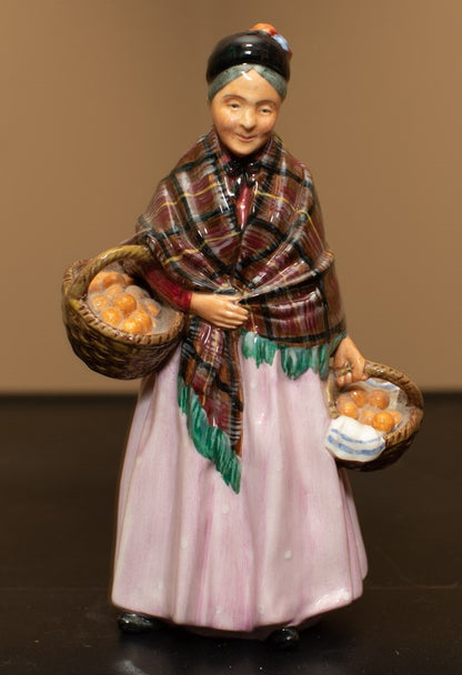 Royal Doulton--The orange lady